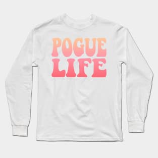 Pogue Life Peach Gradient Long Sleeve T-Shirt